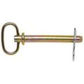 Double Hh 25640 0.87 x 4.25 in. Zinc Plated Hitch Pin- Yellow 179907